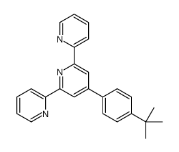 4-(4-tert-butylphenyl)-2,6-dipyridin-2-ylpyridine Structure