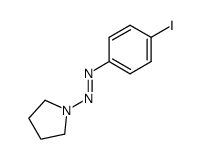 1-(4-iodophenyl)-2-(pyrrolidin-1-yl)diazene Structure