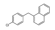 1-[(4-chlorophenyl)methyl]naphthalene结构式