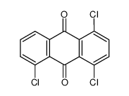 1,4,5-Trichloro-9,10-antracenedione Structure