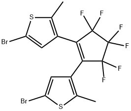 2,4'-二溴-3',3',4',4',5',5'-六氟-2“,4-二甲基-[1,1':2',1”-三环戊烷]-1,1',1 '',4,4 ''-五烯结构式