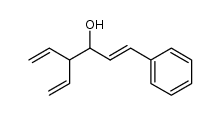(E)-3-Hydroxy-1-phenyl-4-vinyl-1,5-hexadiene结构式