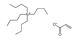 N,N,N-Tributyl-1-butanaminium·propenoic acidanion structure