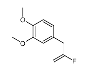 4-(2-fluoroprop-2-enyl)-1,2-dimethoxybenzene Structure