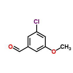 3-Chloro-5-methoxybenzaldehyde Structure