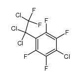 4-(α,α,β-trichlorodifluoroethyl)chlorotetrafluorobenzene Structure