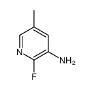 3-Pyridinamine,2-fluoro-5-methyl-(9CI)结构式