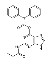 N2-(isobutyryl-O6-diphenylcarbamoyl)guanine Structure