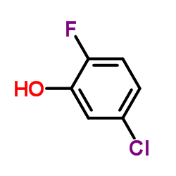 5-氯-2-氟苯酚结构式