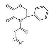 2-diazonio-1-[(5S)-2,3-dioxo-5-phenylmorpholin-4-yl]ethenolate Structure