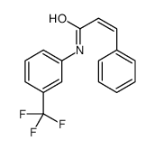 3-phenyl-N-[3-(trifluoromethyl)phenyl]prop-2-enamide结构式