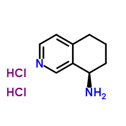 (8R)-5,6,7,8-Tetrahydro-8-isoquinolinamine dihydrochloride structure