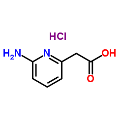 2-(6-Aminopyridin-2-yl)acetic acid hydrochloride Structure