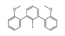 2-iodo-1,3-bis(2-methoxyphenyl)benzene结构式