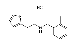 N-[(2-methylbenzyl)]-2-(2-thienyl)ethylamine HCl结构式