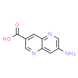 7-Amino-1,5-naphthyridine-3-carboxylic acid Structure