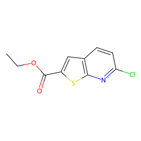 ethyl 6-chlorothieno[2,3-b]pyridine-2-carboxylate Structure