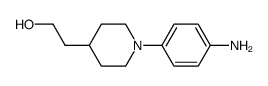 1-(4-Aminophenyl)-4-piperidineethanol structure