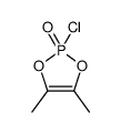 2-chloro-4,5-dimethyl-1,3,2λ5-dioxaphosphole 2-oxide Structure