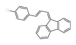 9H-Fluorene,9-[3-(4-chlorophenyl)-2-propen-1-ylidene]-结构式