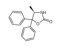 (R)-4-METHYL-5,5-DIPHENYLOXAZOLIDIN-2-ONE Structure