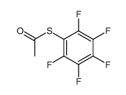 Thioacetic acid S-(pentafluorophenyl) ester Structure
