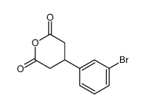 4-(3-bromophenyl)oxane-2,6-dione结构式