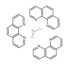 三(1, 10-菲咯啉)二氯化钌结构式