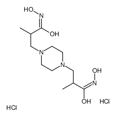 N-hydroxy-3-[4-[3-(hydroxyamino)-2-methyl-3-oxopropyl]piperazin-1-yl]-2-methylpropanamide,dihydrochloride Structure