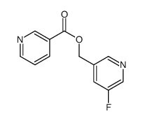 (5-fluoropyridin-3-yl)methyl pyridine-3-carboxylate Structure