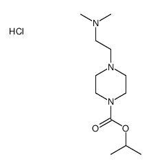 propan-2-yl 4-[2-(dimethylamino)ethyl]piperazine-1-carboxylate,hydrochloride结构式
