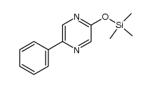 2-phenyl-5-((trimethylsilyl)oxy)pyrazine Structure