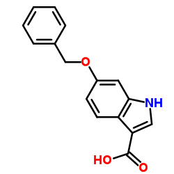 6-(Benzyloxy)-1H-indole-3-carboxylic acid Structure