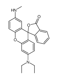 6'-(diethylamino)-2'-(methylamino)spiro[2-benzofuran-3,9'-xanthene]-1-one Structure