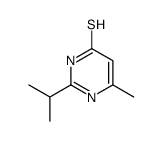 2-ISOPROPYL-6-METHYLPYRIMIDINE-4-THIOL Structure