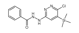 N'-(6-chloro-5-(trimethylsilyl)pyridazin-3-yl)benzohydrazide结构式