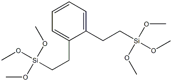 BIS(TRIMETHOXYSILYLETHYL)BENZENE，tech-95 Structure