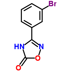 3-(3-Bromophenyl)-1,2,4-oxadiazol-5(2H)-one结构式