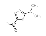 1,3,4-Thiadiazol-2-amine,N,N-dimethyl-5-nitro- structure