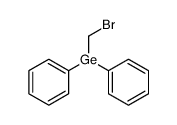 bromomethyl(diphenyl)germane Structure