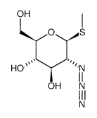 .beta.-D-Glucopyranoside, methyl 2-azido-2-deoxy-1-thio- picture