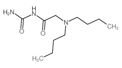 Acetamide,N-(aminocarbonyl)-2-(dibutylamino)- Structure