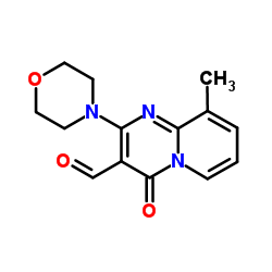 9-METHYL-2-MORPHOLIN-4-YL-4-OXO-4H-PYRIDO[1,2-A]PYRIMIDINE-3-CARBALDEHYDE structure