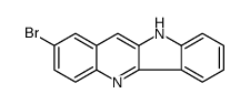 2-溴-10h-吲哚并[3,2-b]喹啉结构式