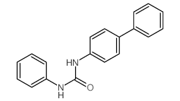 Urea,N-[1,1'-biphenyl]-4-yl-N'-phenyl-结构式