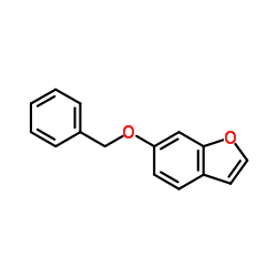 6-(苄氧基)苯并呋喃结构式