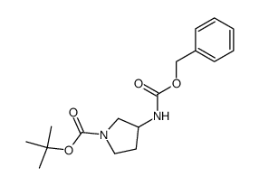 1-BOC-3-CBZ-AMINOPYRROLIDINE structure