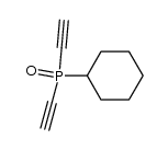 cyclohexyl-diethynyl-phosphane oxide Structure
