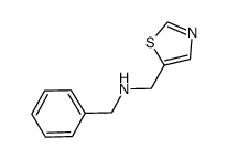 Benzyl-thiazol-5-ylmethyl-amine Structure