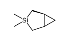 1,3,3-trimethyl-3-silabicyclo[3.1.0]hexane Structure
